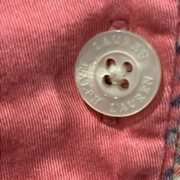 Lauren Ralph Lauren Women’s Pink Paisley Cotton Blend Sleep Shirt Size Large - Picture 8 of 9